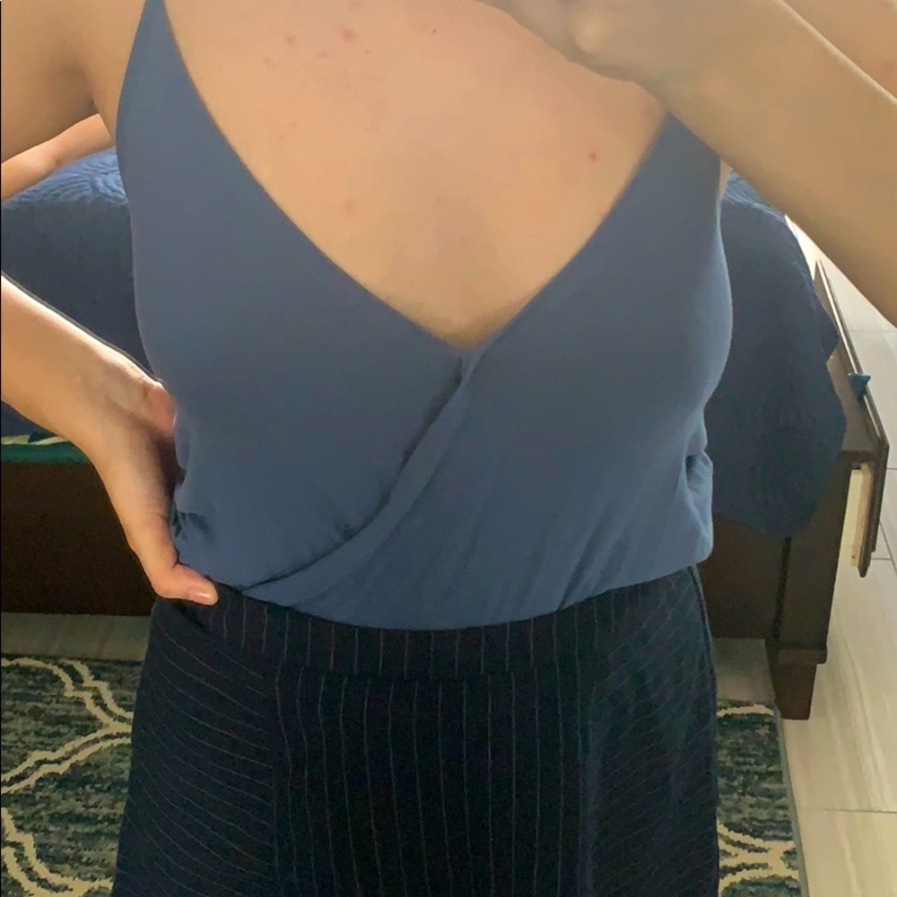 Blue tank top